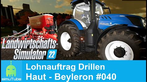 Ls Lohnauftrag Drillen Farming Simulator Youtube