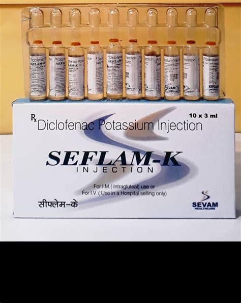 Ultra Drugs Diclofenac Potassium 75mg Injection Packaging Size 10x3ml At Rs 2piece In Baddi