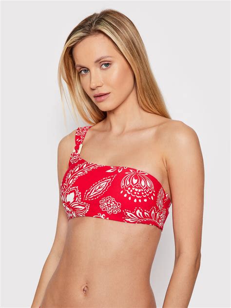 Seafolly Haut De Bikini Folklore 31313 933 Rouge Modivo Fr