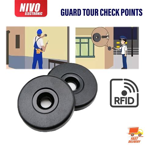 1pcs 30MM Security Digital Guard Tour RFID Check Point Guard Patrol