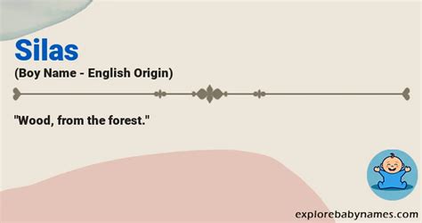 Silas Name Meaning Origin Pronunciation And Ranking