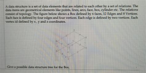 data structure   set  data elements   cheggcom