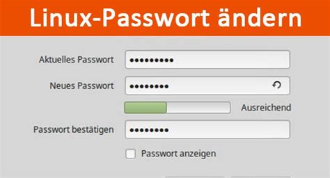 Linux Passwort Ndern Change Password So Gehts