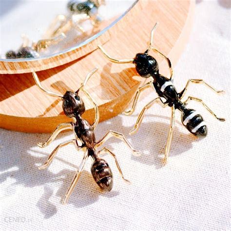 Blucome Black Ant Emaliowane Broszki Kobiety M Czy Ni Stop Big Insect