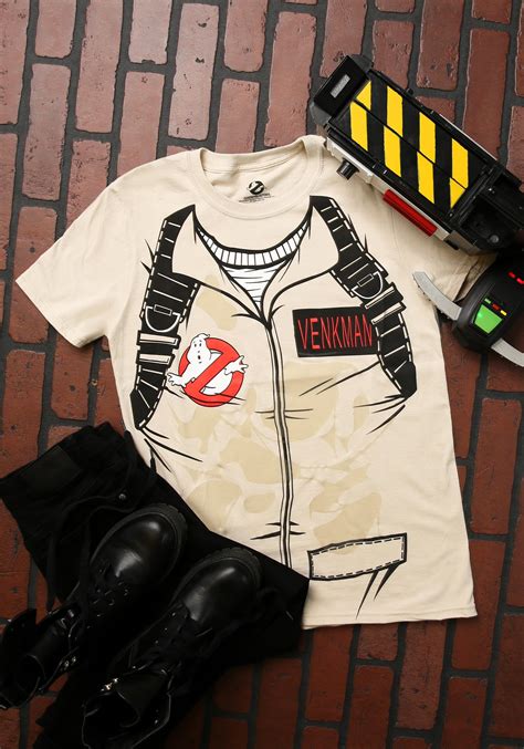 Adult Glow in the Dark Venkman Ghostbusters T-Shirt Costume