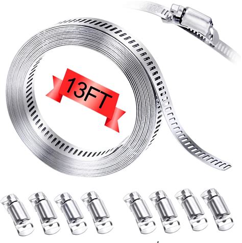 Amazon Guiqulai Adjustable Stainless Steel Hose Clamp