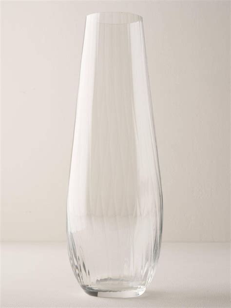 Truly Fluted Crystal Vase H30 5cm Clear In 2022 Crystal Vase Vase Clear Vases