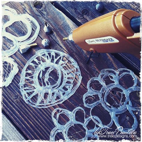 ArtJOURNALING Daily Hot Glue Handmade Stencils CreativityUNLEASHED By Traci Bautista