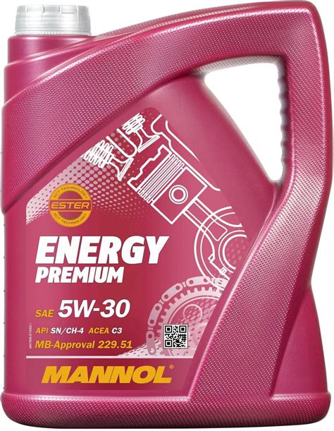 Amazon Fr Mannol Energy Premium W De Api Sn Cf W L Mn