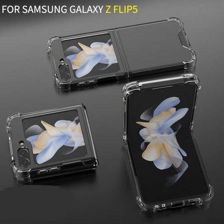 Husa Protectie Antisoc Samsung Galaxy Z Flip 5 Transparenta