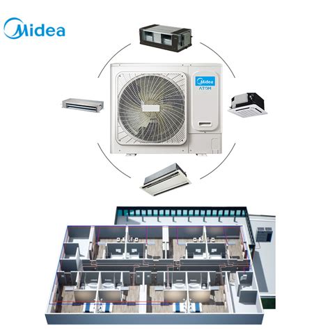 Midea Brand Multi Split Unit System Duct Type Air Conditioner R A