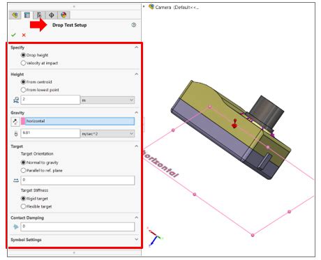 Drop Test Analysis In SOLIDWORKS Simulation Step By Step Process