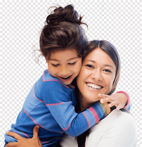 Mujer abrazando a la niña crianza hijo hija madre hija amor niño