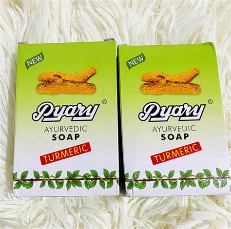 Pyary Turmeric Soap Beauty Personal Care Bath Body Bath On Carousell