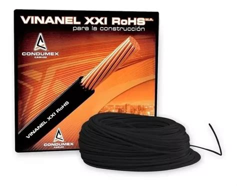 Cable Negro Thw Cal Awg Condumex Vinanel Xxi Caja Mts Env O Gratis