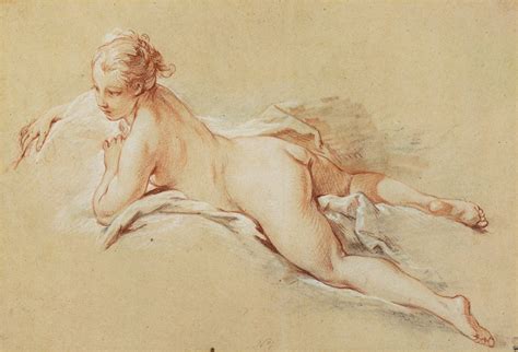 Recumbent Nude By Fran Ois Boucher Buy Fine Art Print