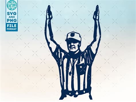 Football Referee Svg Png Touchdown Svg Png Referee Football SVG Files