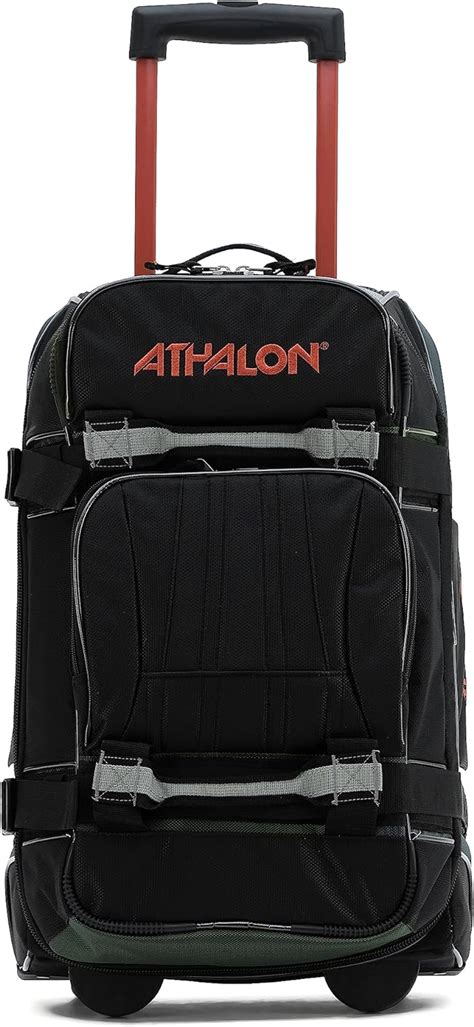 Athalon Duffel Bag With Inline Skate Wheels Midnight