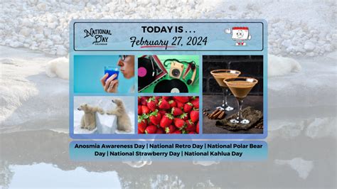 FEBRUARY 27 2024 NATIONAL POLAR BEAR DAY NATIONAL RETRO DAY