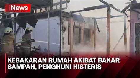 8 Rumah Terbakar Akibat Tetangga Kerap Bakar Sampah Di Kawasan Duren