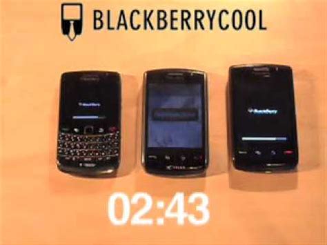 Comparing Boot Times On The BlackBerry Storm2 Vs Storm 9530 Vs Bold