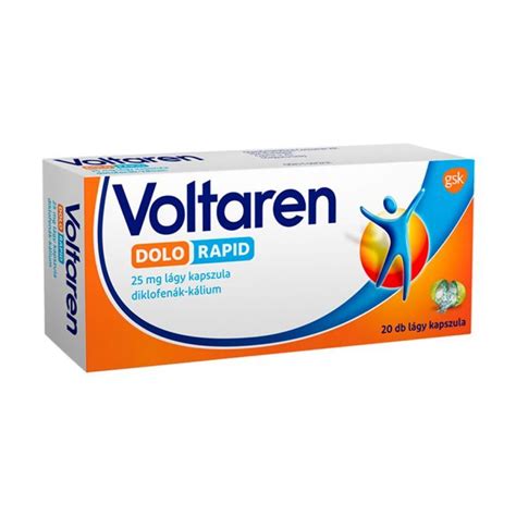 Voltaren Dolo Rapid Mg L Gy Kapszula Db