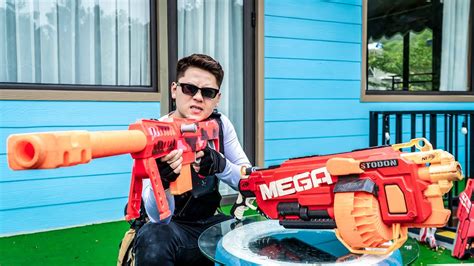 3T Nerf War Captain SEAL X Warriors Nerf Guns Fight Criminal Dr Lee