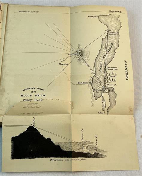 Lot 1874 Report Of The Topographical Survey Of The Adirondack