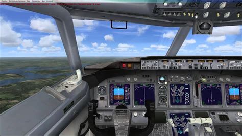 FSX SIMULATOR; ПВП полет и внезапная посадка на ближайшем аэропорту ...