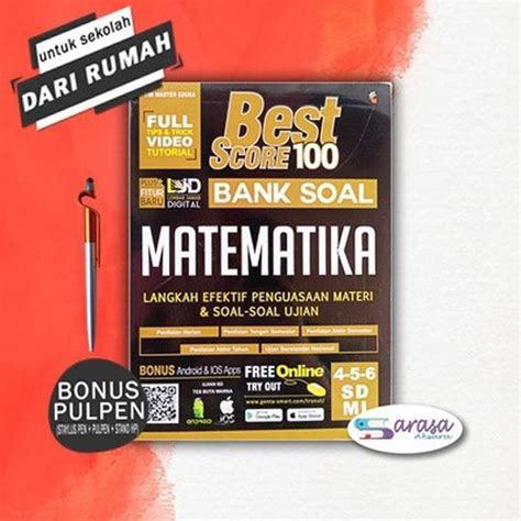 Jual Jual BUKU PENUNJANG PELAJARAN SD BEST SCORE 100 BANK SOAL