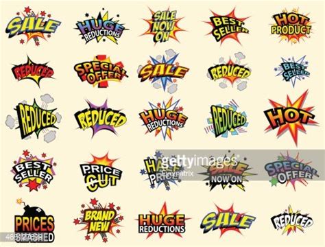 Cartoon Sale Icons Stock Clipart | Royalty-Free | FreeImages