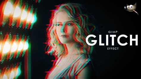 Gimp Glitch Effect Gimp Beginner Tutorial Youtube