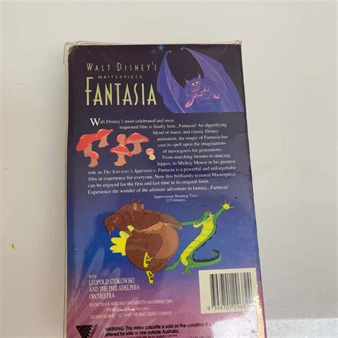 Walt Disneys Fantasia Masterpiece Vhs