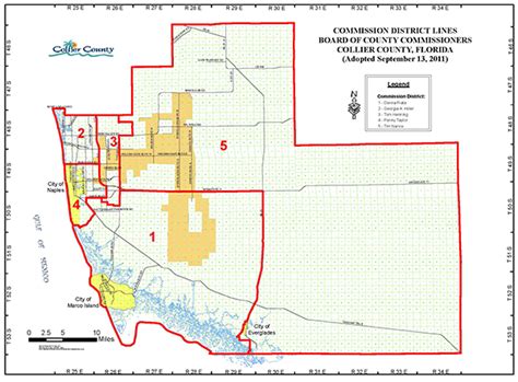 Collier County School District Map - Cities And Towns Map