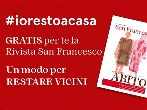 La Rivista San Francesco Gratis A Casa Tua Chiama I Frati Per