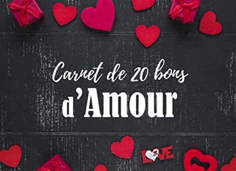 Carnet De 20 Bons Damour V1 7 20 Coupons En Couleur à Remplir Meilleur Idée De Cadeau à