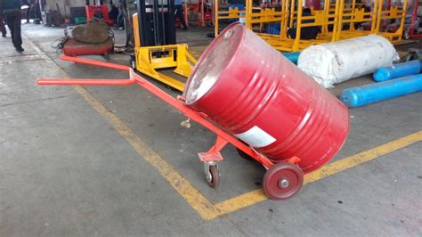 Mild Steel Drum Trolley Drum Lifting Trolley Three Wheel Drum