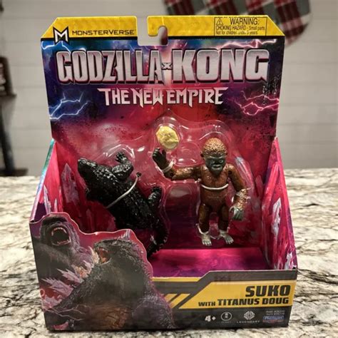 Playmates Godzilla X Kong The New Empire Suko With Titanus Doug