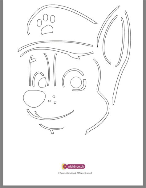 Paw Patrol Pumpkin Carving Templates Printable And Enjoyable Learning