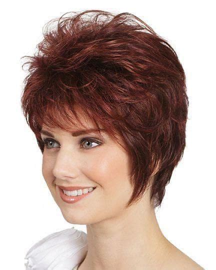 Very Precious Pixie Bob Haircut With Curtains Bang Cut For Middle Age