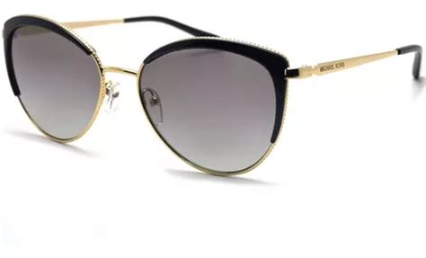 Lentes De Sol Michael Kors Key Biscayne Negro Para Dama Meses Sin Inter S