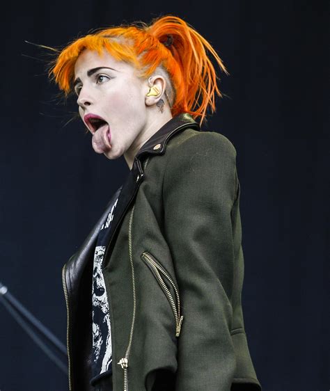 Hayley Williams Tongue Sticking Out