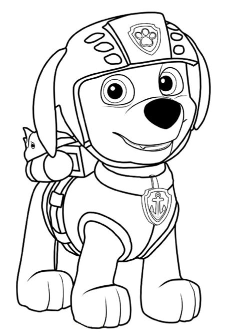 Galería de dibujos de la Patrulla Canina para imprimir y colorear