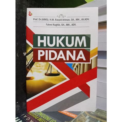 Jual Buku HUKUM PIDANA Shopee Indonesia