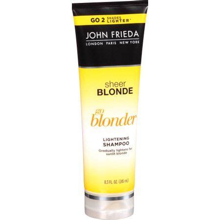 John Frieda Sheer Blonde Go Blonder Lightening Shampoo 8 5 Oz