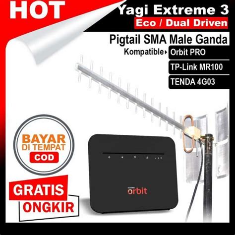 Jual Antena Orbit Pro Yagi Extreme Penguat Sinyal Tenda G Tpl Di