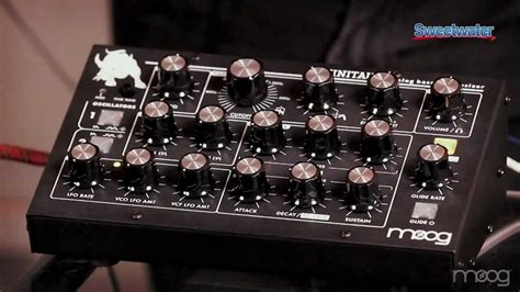 Moog Minitaur Video Demo Daniel Fisher YouTube