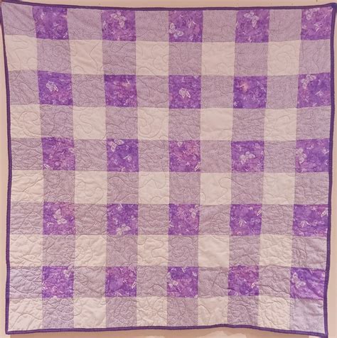 Purple Baby Quilt Made In Ireland Quilts