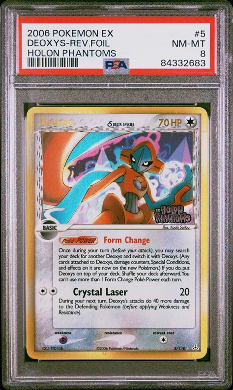 Pokemon Ex Holon Phantoms Deoxys Psa Gamestop