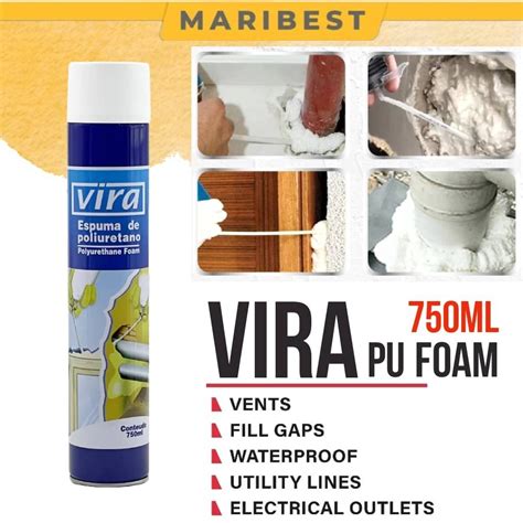 750ml Vira Polyurethane Foam Pu Foam Spray Joint Spray Fill Crack